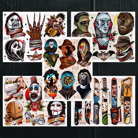 Whether you're a <strong>tattoo</strong> enthusiast or a <strong>tattoo</strong>. . Horror neo traditional tattoo flash